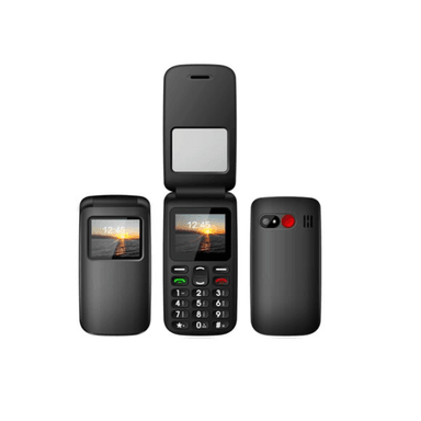 CELULAR SENIOR TECNOLAB SHELL SOS 4G 1.77 PULGADAS NEGRO - 2