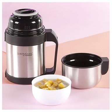 TERMO LÍQUIDO / COMIDA THERMOS 1LT ACERO INOXIDABLE - 4