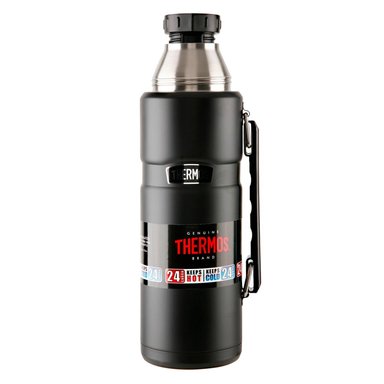 TERMO LIQUIDO KING ACERO INOXIDABLE THERMOS 1,2 LITROS NEGRO - 2