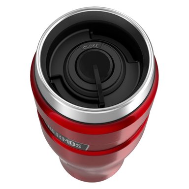 TERMO MUG THERMOS KING 470ML ACERO INOXIDABLE ROJO - 3