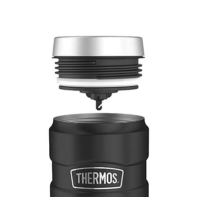 TERMO MUG THERMOS KING 470ML ACERO INOXIDABLE NEGRO - 2