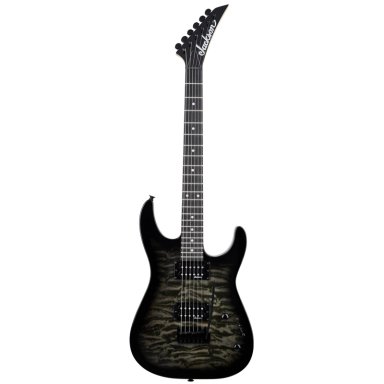 GUITARRA ELE CTRICA JACKSON JS SERIES DINKY TRANSPARENT BLACK - 1