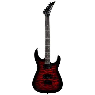 GUITARRA ELE CTRICA JACKSON JS SERIES DINKY TRANSPARENT RED - 1