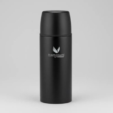TERMO THERMOS THERMOCAFE  1 LITRO ACERO INOXIDABLE NEGRO MATE - 3