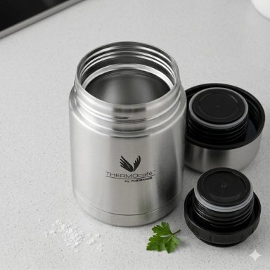 TERMO THERMOS COMIDA THERMOCAFE  500ML ACERO INOX - 2