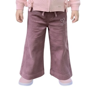 PANTALON ANCHO COTELE  BEBE  NIÑA - 1