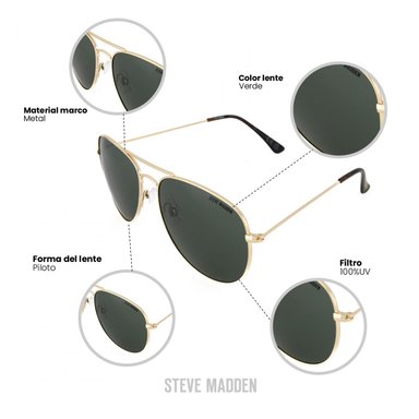 LENTES DE SOL STEVE MADDEN X17119 OUTLOOK - 4