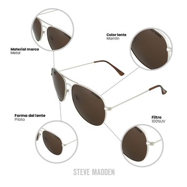 LENTES DE SOL STEVE MADDEN X17121 OUTLOOK - 4