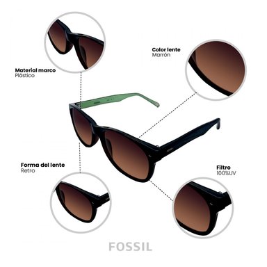 LENTES DE SOL  FOSSIL 66353687 - 2