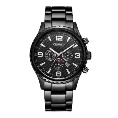 RELOJ CURREN 8056BK QUARTZ HOMBRE - 1