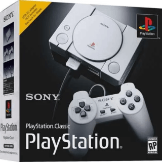 PLAYSTATION  CLASSIC MINI + 2 CONTROLES + 20 JUEGOS - 1