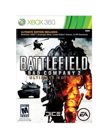 JUEGO RETRO MICROSOFT BATTLEFIELD BAD COMPANY 2 ULTIMATE ED XBOX 360 SNIPER - 1