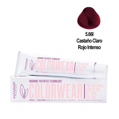 TINTURA ALFAPARF VEGANA COLOR WEAR N°5.66 100% COBERTURA - 1