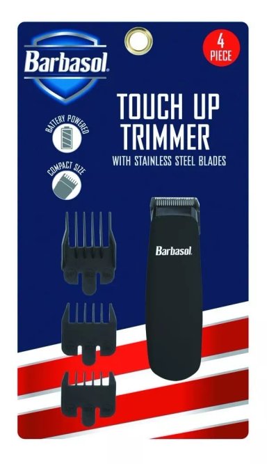 TRIMMER BARBASOL DESVELLADORA PORTÁTIL CUCHILLA PRECISIÓN COLOR NEGRO - 3
