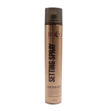 LACA ROCCO FIJADOR SECO FUERTE 8+ PROFESIONAL 72HRS 450 ML - 1