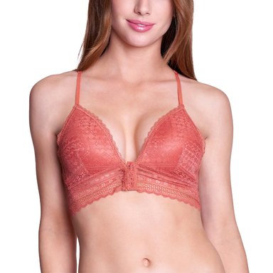 SOSTÉN MUJER BAZIANI BRALETTE ENCAJE BROCHE DELANTERO 3861 - 1