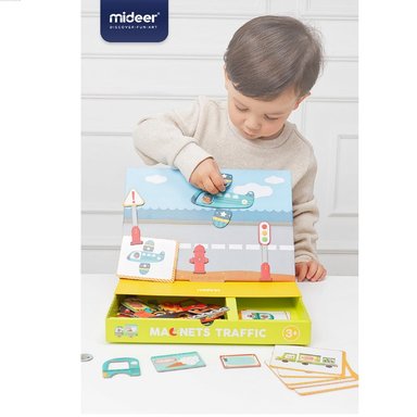 JUEGO TRANSPORTE MIDEER MAGNÉTICO - 3