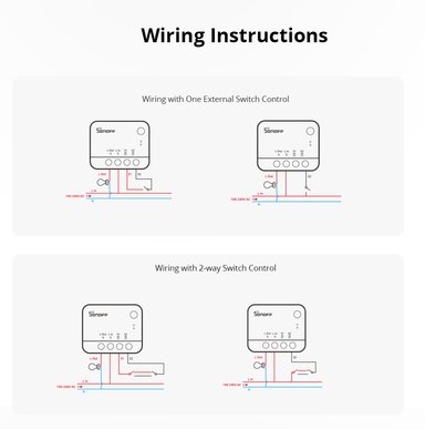 INTERRUPTOR SONOFF ZIGBEE SIN NEUTRO MINI EXTREME ZBMINIL2 - 6