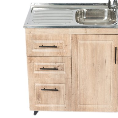 KIT MUEBLE LAVAPLATOS I DOMSA 120CM WOOD PVC120WI - 3