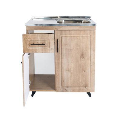 KIT MUEBLE LAVAPLATOS I DOMSA 80CM WOOD PVC80WI - 2