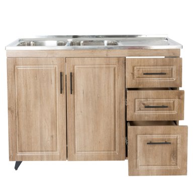 KIT MUEBLE LAVAPLATOS DOMSA PVC120WD / 120X50X90CM - 2