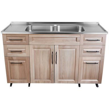 KIT MUEBLE LAVAPLATOS DOMSA PVC150W / 150X50X90CM - 1
