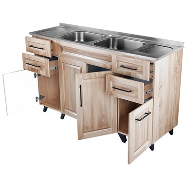 KIT MUEBLE LAVAPLATOS DOMSA PVC150W / 150X50X90CM - 4