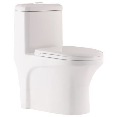 WC DOMSA SD1001-300B ONE PIECE BLANCO (DESCARGA A PISO 30,5 CM) - 1
