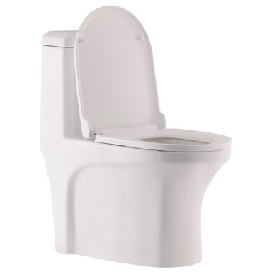 WC DOMSA SD1001-300B ONE PIECE BLANCO (DESCARGA A PISO 30,5 CM) - 4