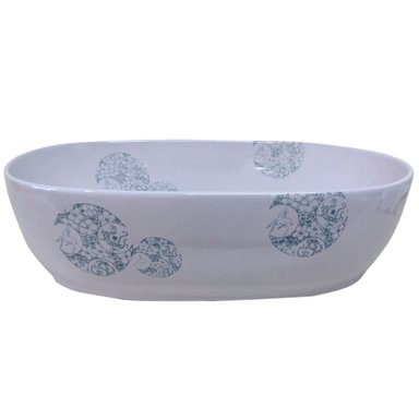 LAVAMANOS DOMSA SLC061 SOBREPONER /56 X 41 X 15 CM CERÁMICA - 1