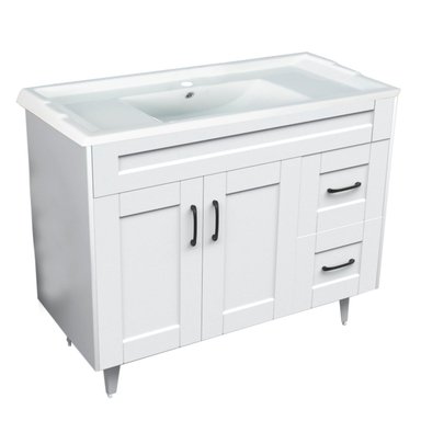 KIT MUEBLE VANITORIO DELUXE DOMSA BLANCO 100SK+F-100 - 3