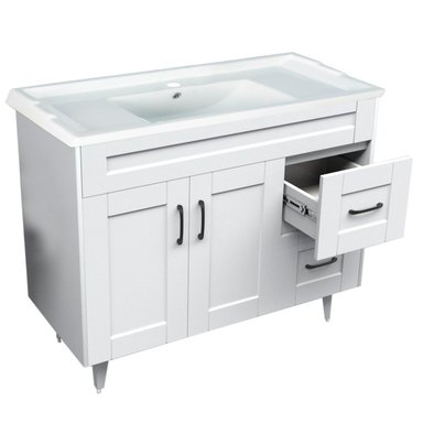 KIT MUEBLE VANITORIO DELUXE DOMSA BLANCO 100SK+F-100 - 4