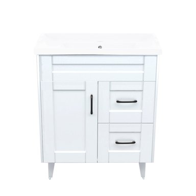 KIT DOMSA MUEBLE VANITORIO DELUXE 70SK + F-70 BLANCO - 1