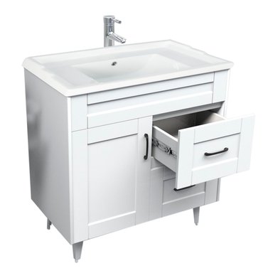 KIT DOMSA MUEBLE VANITORIO DELUXE 80SK + F-80 BLANCO - 4