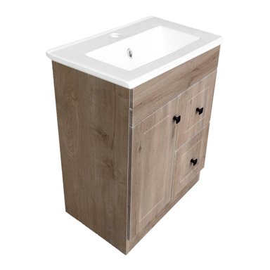 KIT MUEBLE VANITORIO DOMSA BLANCO BPA60-WOOD+60C / 60X80X40CM - 3