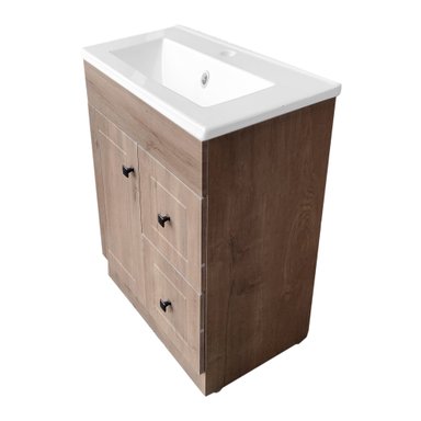 KIT MUEBLE VANITORIO DOMSA BLANCO BPA60-WOOD+60C / 60X80X40CM - 5