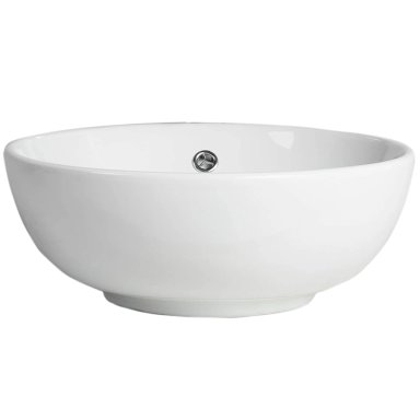 LAVAMANOS DOMSA SLC8002B SOBREPONER /43 X 17 CM CERÁMICA - 1