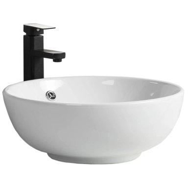 LAVAMANOS DOMSA SLC8002B SOBREPONER /43 X 17 CM CERÁMICA - 2