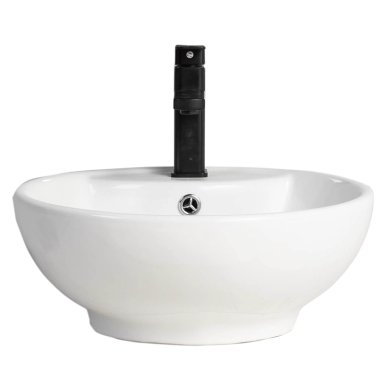 LAVAMANOS DOMSA SLC8008B SOBREPONER /46 X 18 CM CERÁMICA - 2