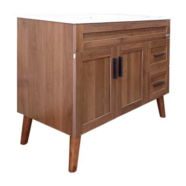 KIT DOMSA BM10047-P-100 MUEBLE VANITORIO ELEGANCE NOGAL/100 X 47 X 80 CM - 4