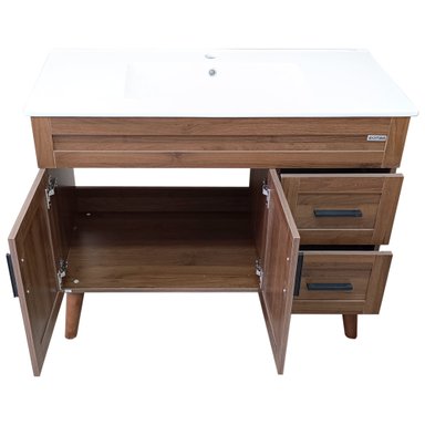 KIT DOMSA BM10047-P-100 MUEBLE VANITORIO ELEGANCE NOGAL/100 X 47 X 80 CM - 5