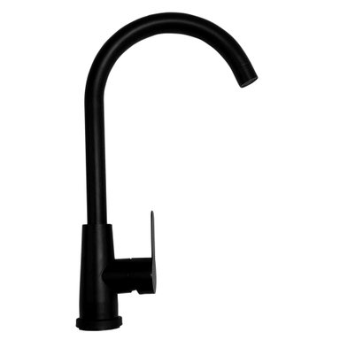 LLAVE MONOMANDO DOMSA SUS304 ACERO INOXIDABLE NEGRO - 1