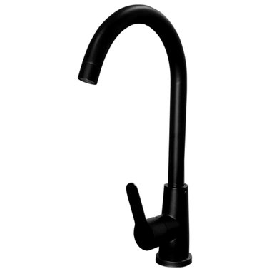 LLAVE MONOMANDO DOMSA SUS304 ACERO INOXIDABLE NEGRO - 2