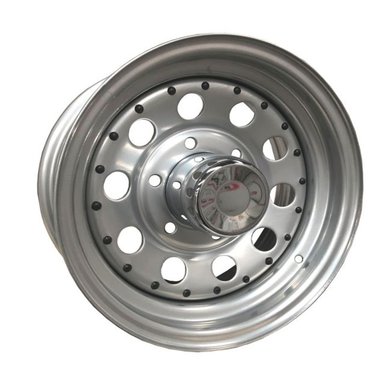 SET 4 LLANTA 15X8 5X114 DODGE MODULAR GRIS - 1