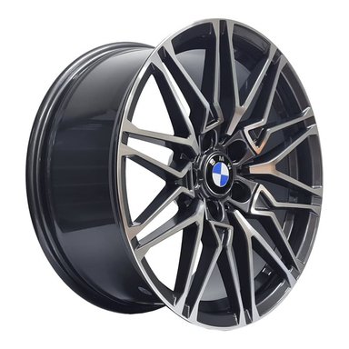 SET 4 LLANTA 18X8 5X120 ET30 GM BMW80052 C/LOGO - 1
