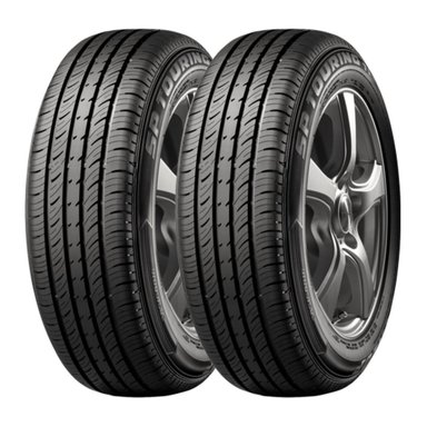 SET 2 NEUMATICOS DUNLOP 185/60R15 84H SP TOURING T1 H/T TL BLK THA - 1