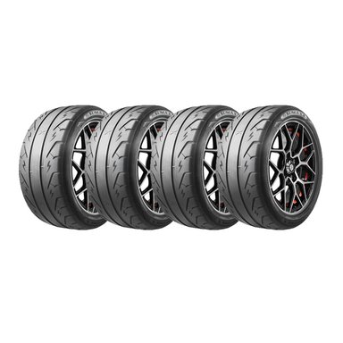 SET 4 NEUMATICOS SUMAXX 215/45R17 91W MAX DRIFTING X RACE-ON TL BLK CHN - 1