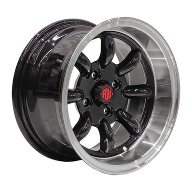 SET 4 LLANTAS13X7 4X98 ET-7 MINILIGHTS B-LM - 1