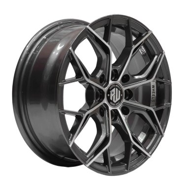 SET 4 LLANTAS 14X6 4X100/4X114 ET35 GYRFA GM-UC-M - 1