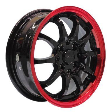 SET 4 LLANTAS 14X5.5 4X100/4X114 ET35 INGA B-LRED - 1